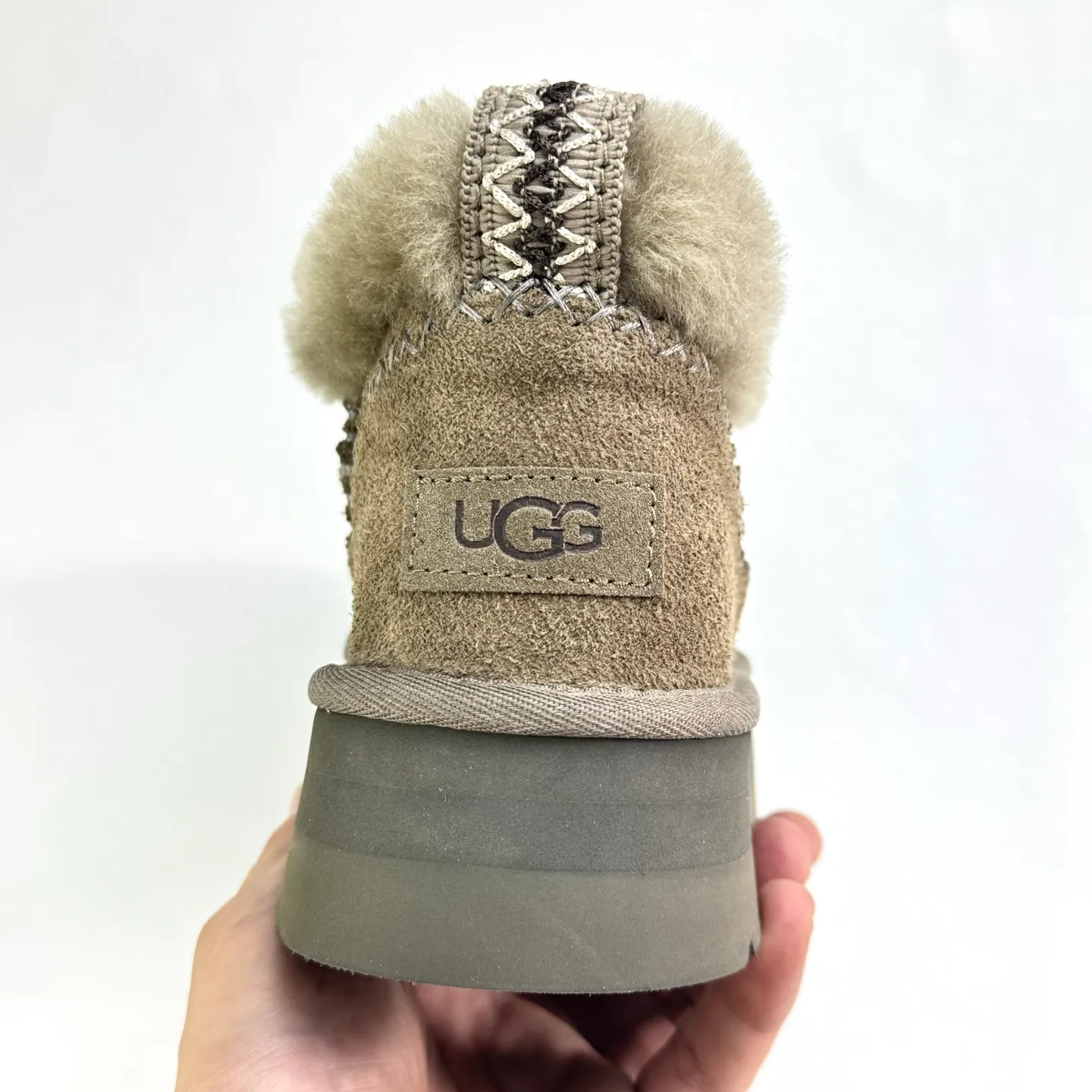 Local 💰600 Thick-soled Alpine Series# Hand-stitched design High mercerized cow suede➕Fur integrated lining Size 35 36 37 38 39 40